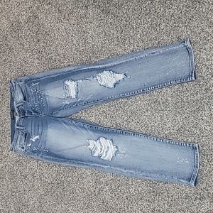 Judy Blue paint spattered boyfriend fit distressed jeans size 9/29